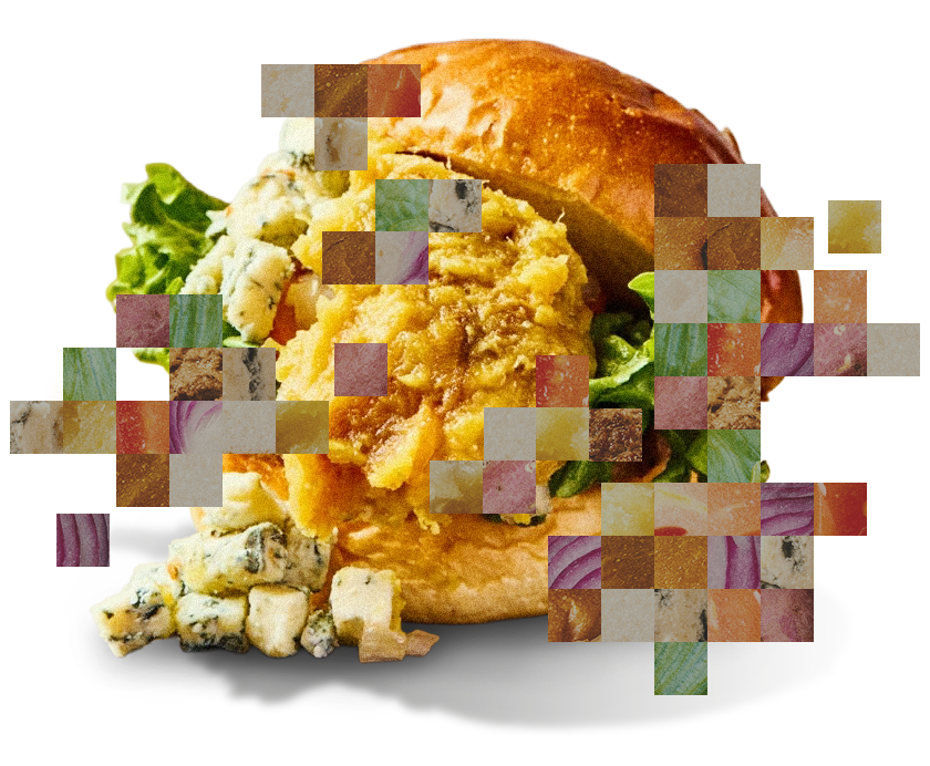 さつまいもバーガー