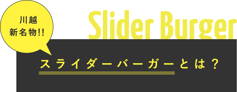 スライダーバーガーとは？